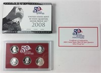 2008 S US Mint 50 State Quarters Silver