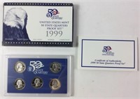 1999 S US Mint 50 State Quarters Set