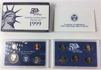 1999 S Proof Set United States US Mint Original