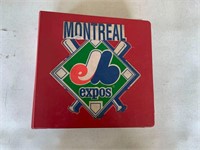 Montreal Expos Baseball cards & binder