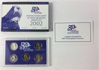 2002 S US Mint 50 State Quarters Set