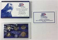 2005 S US Mint 50 State Quarters Set