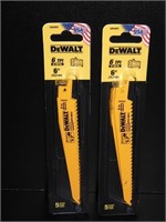 2 New 5 Pack Dewalt Sawzall Blades