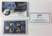 2009 S US Mint Proof D.C. & Territories Quarter