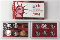2004 United States US Mint Silver Proof Coin Set