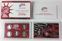 2006 United States US Mint Silver Proof Coin Set