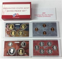 2009 United States US Mint Silver Proof Coin Set