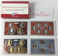 2009 United States US Mint Silver Proof Coin Set