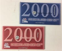 2000 U. S. Mint Uncirculated Coin Set