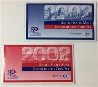 2002 U. S. Mint Uncirculated Coin Set