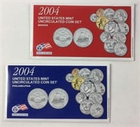 2004 U. S. Mint Uncirculated Coin Set