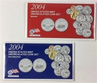 2004 U. S. Mint Uncirculated Coin Set