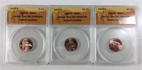 2009 D ANACS MS 67 Lincoln Type Set Collection