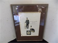 Queens own RIfles Framed Picture