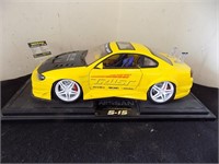 Nissan Silvia Die Cast on Stand / Dmged Spoiler