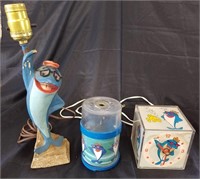 Starkist Charlie The Tuna Lamp, Clock & Sharpener