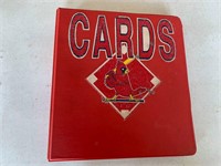 St. Louis Cardinals Baseball Cards & Binder