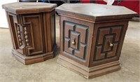Octagon End Tables (2)
