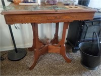 Antique Wood Accent Table