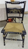 Black Colonial Farmhouse Style Dining Chair