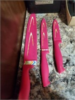 Red Kitchen Knives