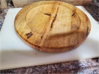 Round Wood Concave Block