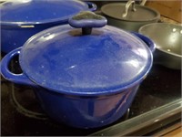 Rachael Ray Blue Covered Pot #2