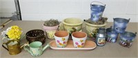 Decorative Flower Pots & Small Buckets