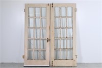 Vintage Chippy French Doors