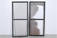 Vintage Black Window Screens