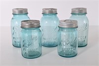 Vintage Aqua Ball Jars