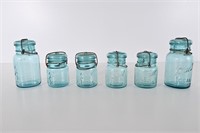 Antique Clamp Lid Ball Jars