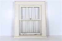 Vintage 6 Pane Window In Casing