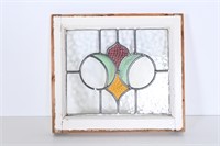 Vintage Stained Glass Window