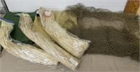 Burlap, Fish Net Decor, Rafia Hula Skirts