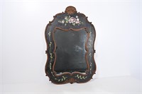4ft Vtg Victorian Hand Painted Mirror
