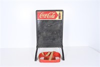 Vtg Coca-Cola Sandwich Board & Gas Can Holder
