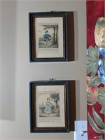 Two Herrmann Framed Small Prints