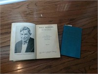 1935 First Edition Will Rodgers Book & more