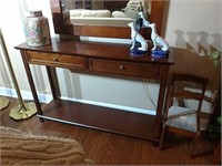 Two Drawer Hall Table