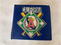 Los Angeles Angels Baseball Cards & Binder