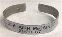 Vietnam POW Bracelet LCDR John McCain III 10-26-67