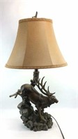 Elk Figurine Lamp
