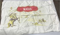 Mario Western themed vintage pillow case