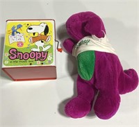 Snoopy jack n box & barney