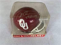 Steve Owens 1969 Heisman Autographed Mini Helmet