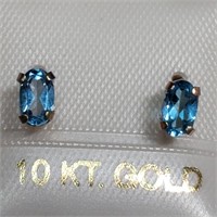 $200  Blue Topaz  Earrings