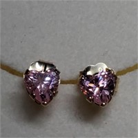 $160  Pink Cz  Earrings
