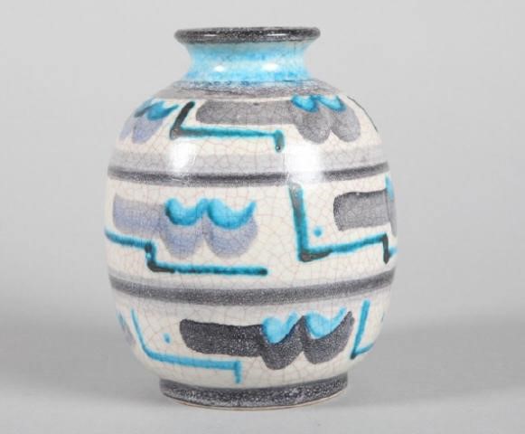 MCM Bauhaus art pottery vase