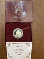 Washington Commemorative Silver Half Dollar Proof